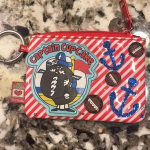 Super Cute Captain Cupcake Coin Purse/Card Holder